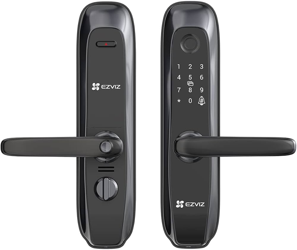 Cerradura Inteligente Wifi EZVIZ L2S con huella - tag -PIN - llave (CS-L2S-11FCP)