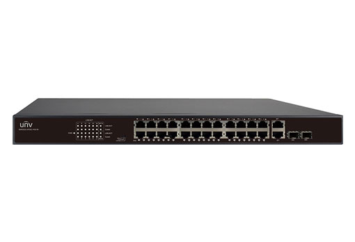 Switch POE Uniview 24 puertos 100MBPS/ 370w (NSW2010-24T2GC-POE-IN)