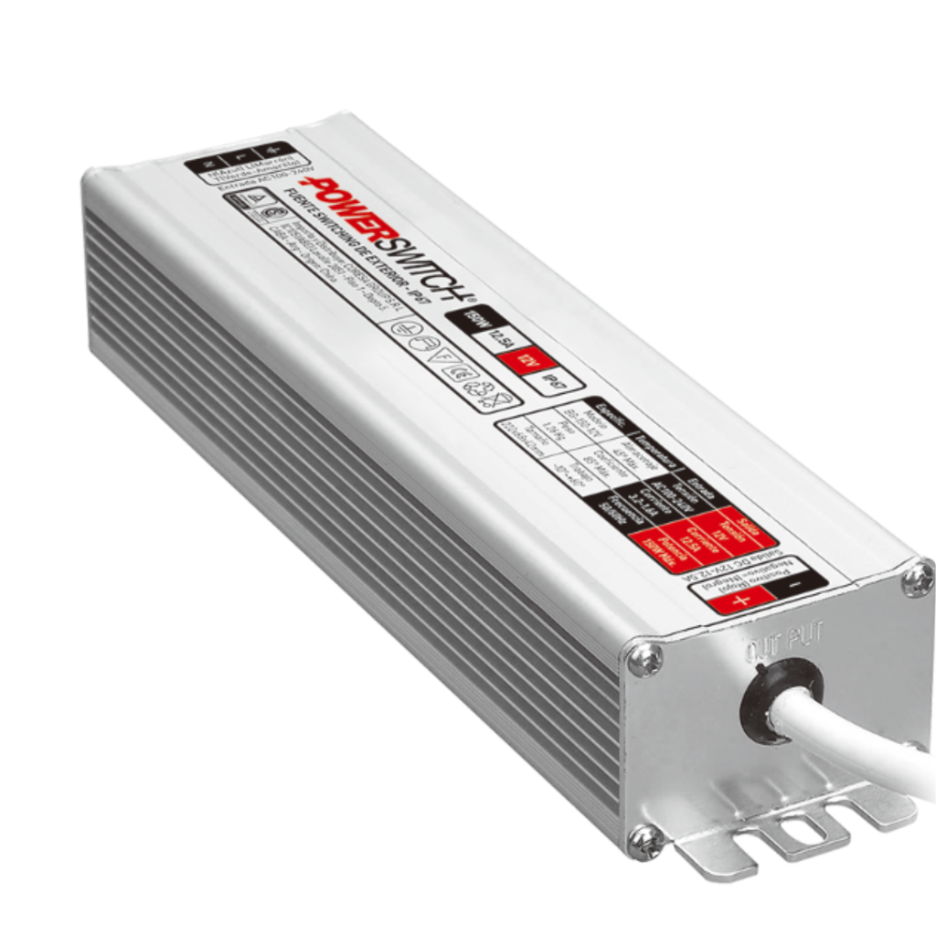 Fuente Powerswitch exterior 12V 12.5A IP67