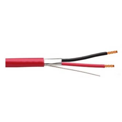 [CABLE-FIRE-2X1.35] Cable Incendio 2x1.35mm Pantalla y Neutro x Metro