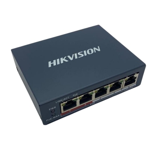 [4220105] Switch Hikvision DS-3E0105P-E 4 POE +1 (Potencia 58w)