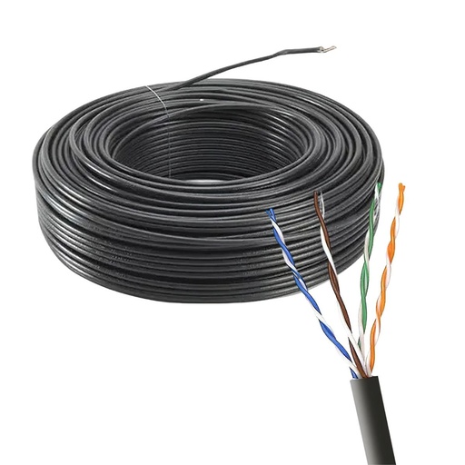 [FC40508] Cable FTP con portante de acero Factory exterior Cat5e x bobina 305 mtrs