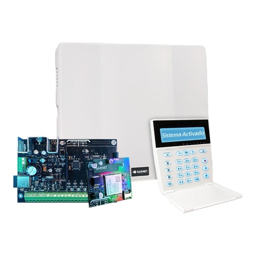 [#PC-900G-LCD + COM-904] Panel WiFi Garnet PC-900G+ Teclado G-LCD732 + Comunicador 4G