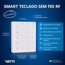 [VT2001A] Vetti Smart Teclado RF