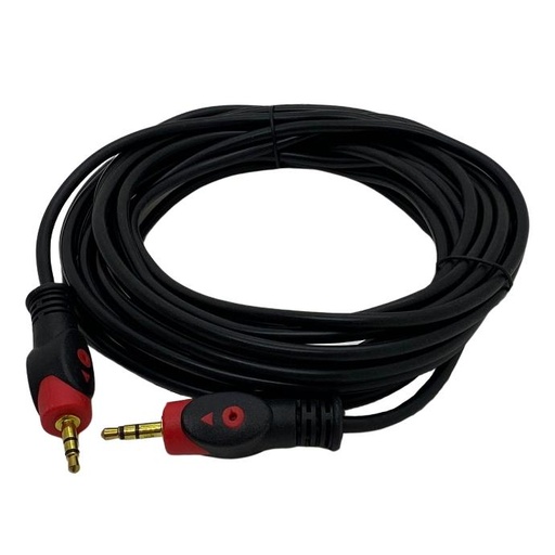 [GF-P35355] Cable de Audio Gralf Plug 3.5mm - Plug 3.5mm 5mts (GF-P35355)
