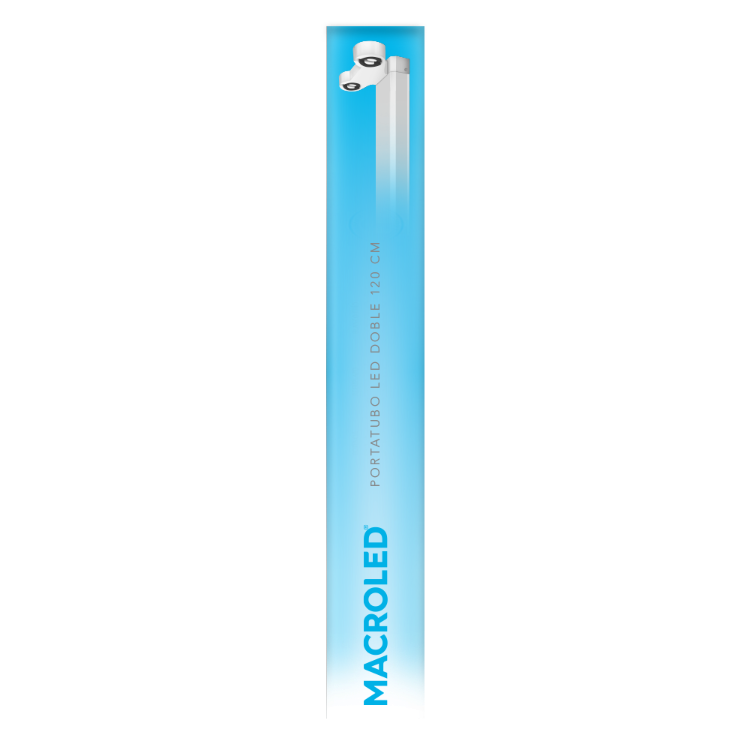 Liston portatubo led T8 120CM Doble