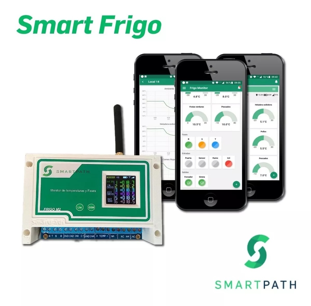 Monitor de temperatura y fases Smart FrigoM2