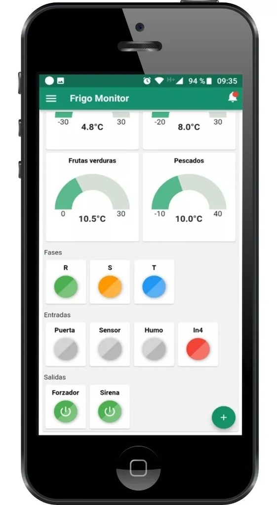 Monitor de temperatura y fases Smart FrigoM2