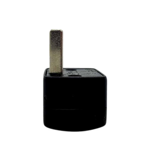 FICHA MACHO 10 AMP DOS POLOS NEGRO