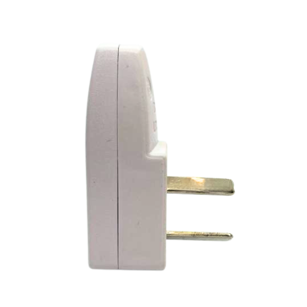 FICHA MACHO 10 AMP DOS POLOS BLANCO