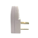 FICHA MACHO 10 AMP DOS POLOS BLANCO