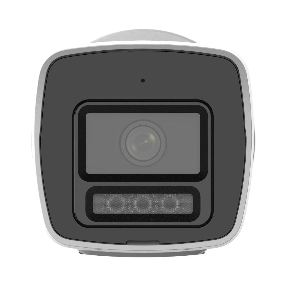 Camara IP Hikvision 2MP ColorVu Hibrida 2.8mm IR30m MicroSD iA Intrusión PoE IP67 (DS-2CD1027G2H-LIU)