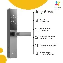 Cerradura Inteligente Ezviz Huella, tag, PIN, APP, bluetooth con pasador manual (DL05-R100) (copia)