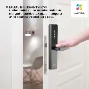 Cerradura Inteligente Ezviz Huella, tag, PIN, APP, bluetooth con pasador manual (DL05-R100) (copia)