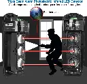 Barrera Infrarroja 100m exterior 3 Haces Hikvision (DS-PI-T100)