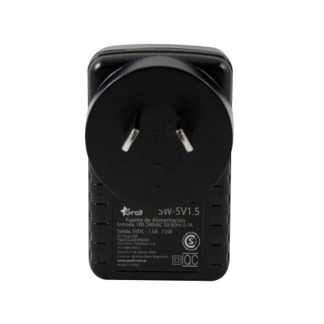 Fuente Switching Premium 5V 1.5A USB (SW-5V1.5USB)