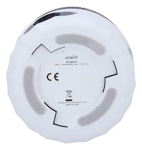 Camara IP WiFi Dual Uniarch interior 3+3MP PT IR/Luz blanca AutoTracking Mic Parlante MicroSD (Uho-S3S-M33D)