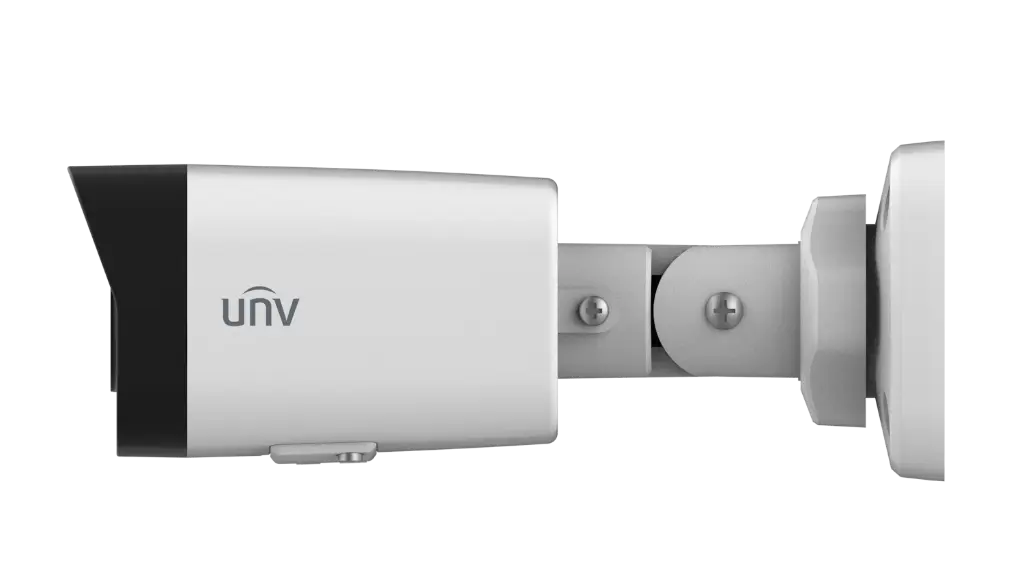 Camara IP bullet Uniview 4MP lente 2.8mm IR30m MicroSD Micrófono PoE IP67 (IPC2124LB-ASF28K-A)