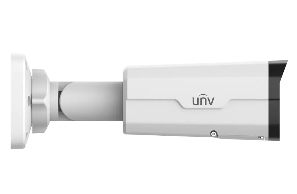 Camara IP bullet Uniview 4MP lente motorizado 2.7–13.5mm IR50m iA Rostro Conteo IP67 IK10 MicroSD PoE (IPC2324SB-DZK-I0)