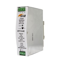Fuente switching Riel Din 24V 3.2A (GFP-75-24R)
