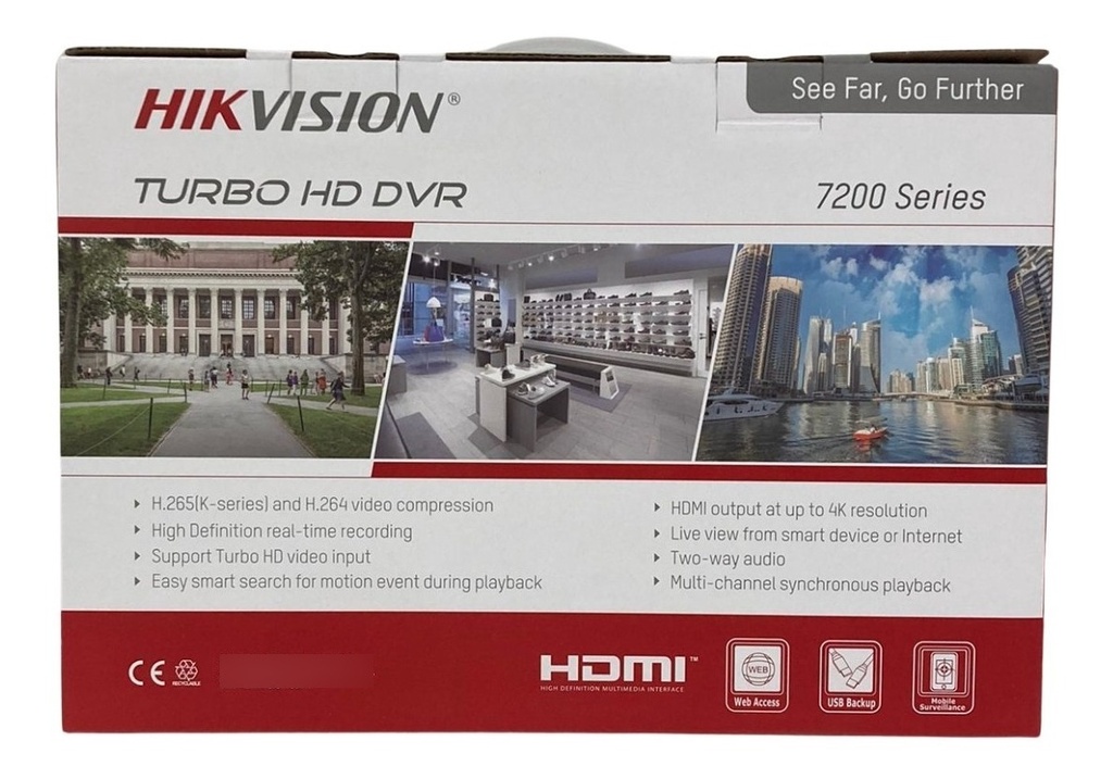 DVR 16ch Hikvision 2MP lite acusense audio H.265 Pro+ (DS-7216HGHI-M1)
