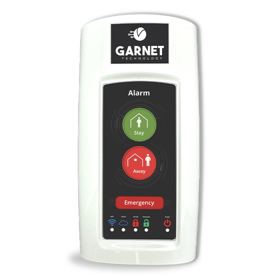 Kit Innova Garnet central de alarma inalambrica 6 zonas + Pir + sirena + magnetico + control  (KIT PC-200G-2 PW) 