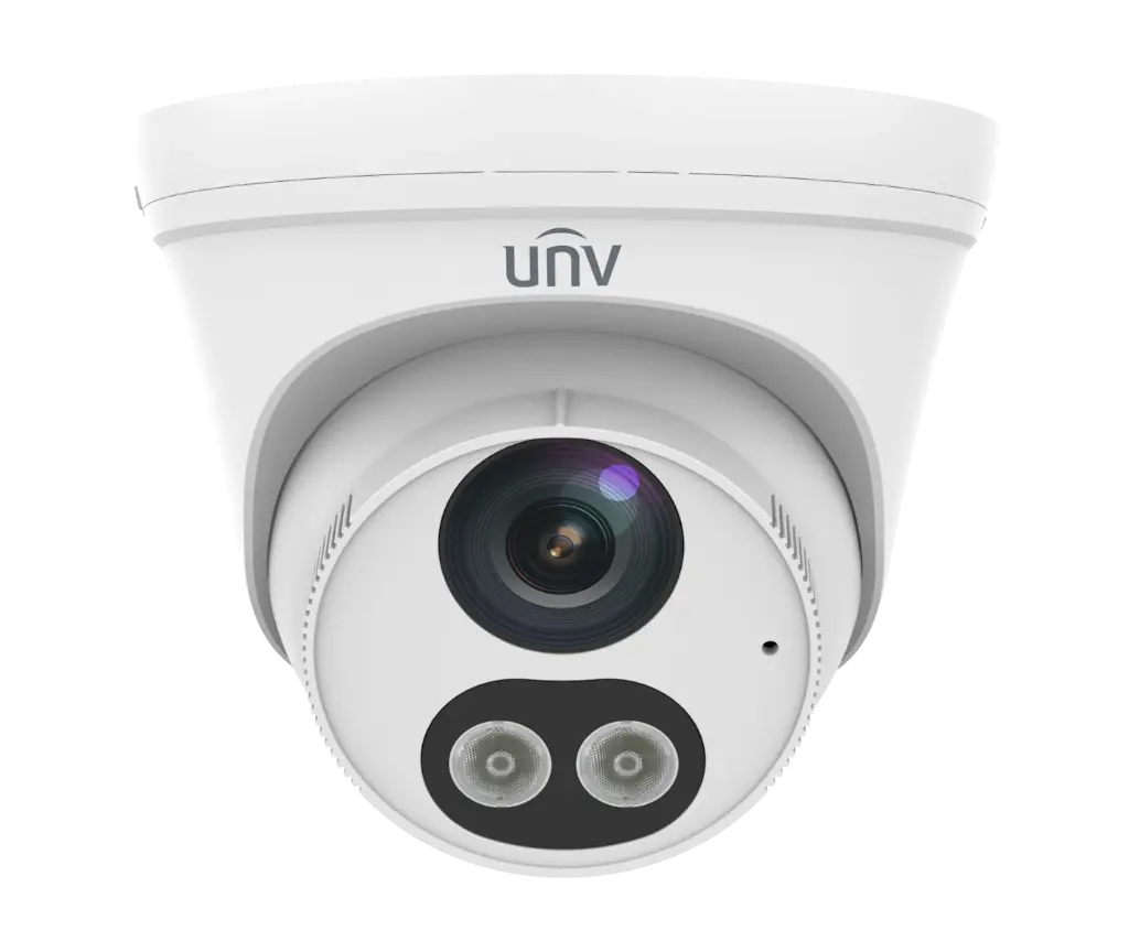 Camara IP 2MP Uniview 2,8mm ColorHunter Color24hs Microfono IP67 IR30m (IPC3612LB-AF28K-WL)