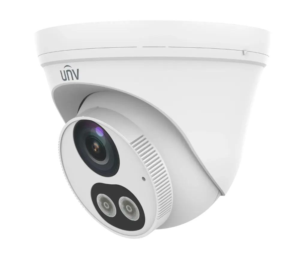 Camara IP 2MP Uniview 2,8mm ColorHunter Color24hs Microfono IP67 IR30m (IPC3612LB-AF28K-WL)