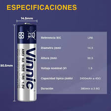 Pila Alcalina Vinnic AA x unidad