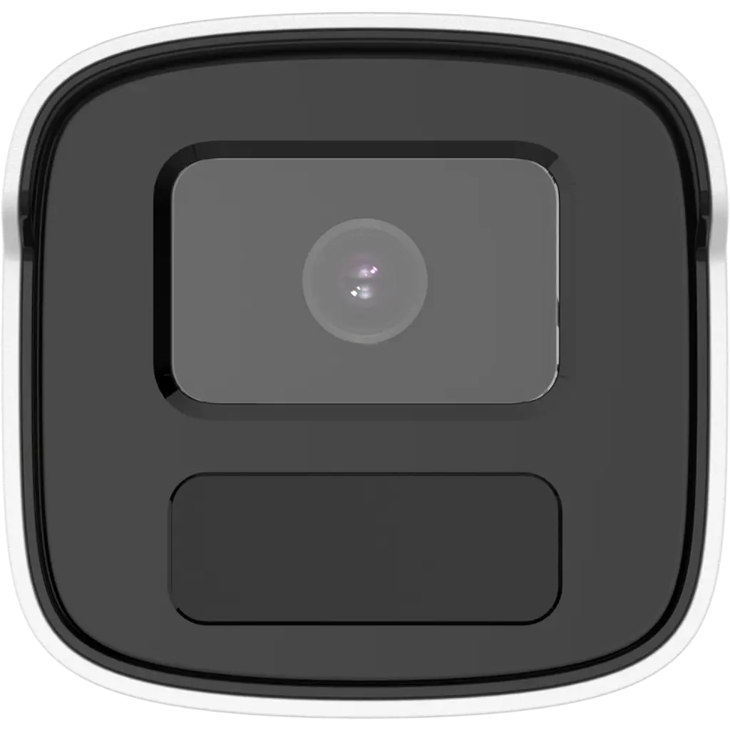 Camara IP 4MP Hikvision 4mm IR50m MicroSD IA intrusion Humano/Vehiculo Luz Hibrida Microfono Parlante IP67 (DS-2CD1T43G2-I)