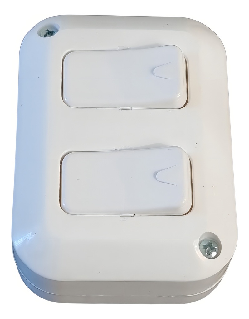 Llave linea exterior 2 interruptores Taad (LE-707)