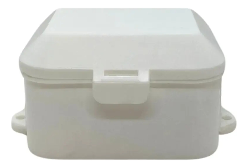 Linea exterior capsulada 2 interruptores color blanco Taad (LC-70700)