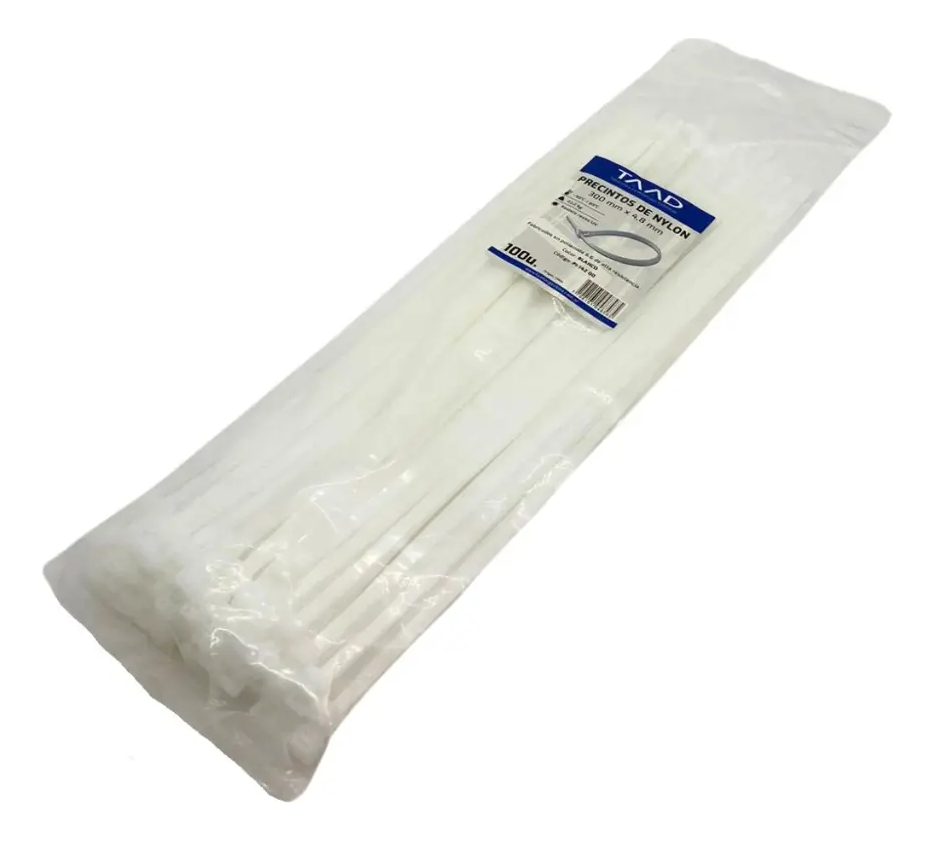 Precinto Taad blanco 4.8x300mm (PI-14200)