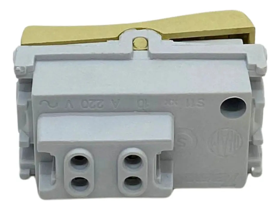 Pulsador unipolar Taad linea spot marfil (S-2150)