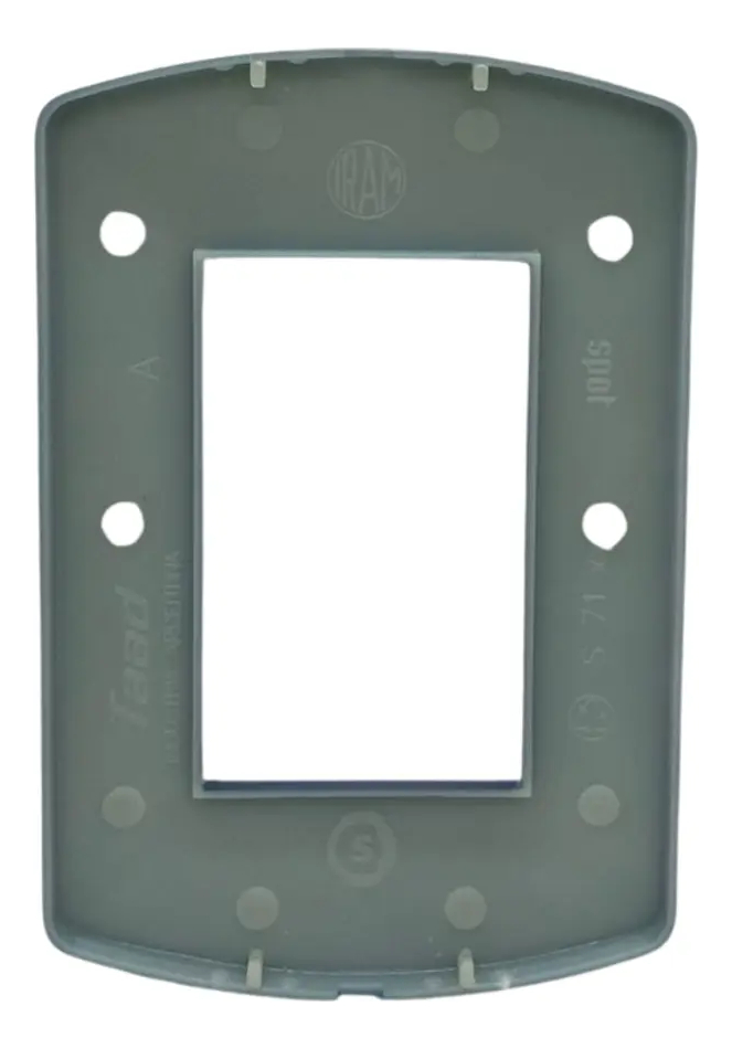 Tapa Celeste Metalizado linea Spot TAAD p/ bastidor - comp/Jeluz (S-7155)