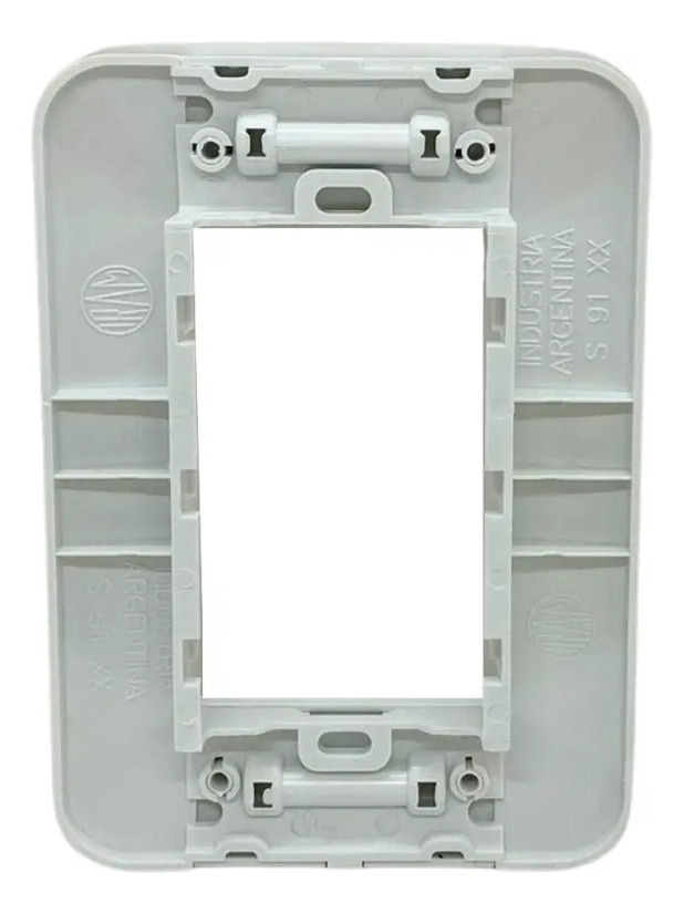 Tapa bastidor Taad color blanco con tornillos (S-9100)