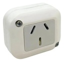 Tomacorriente linea exterior 1 toma 20A Taad (LE-604)
