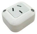 Tomacorriente linea exterior 1 toma 20A Taad (LE-604)