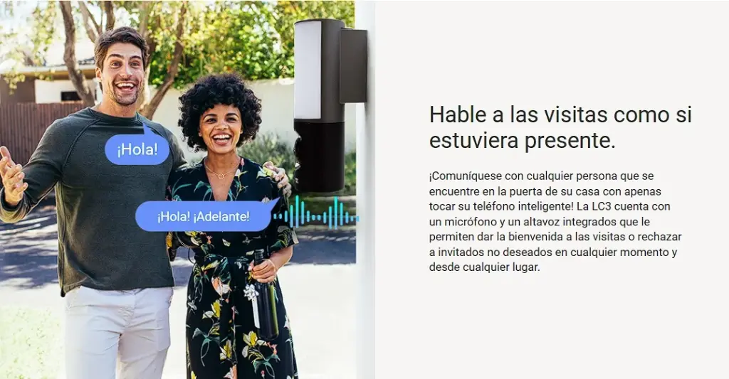 Camara IP 4MP Ezviz LC3 ColorVu Sirena Audio bidirrecional SD integrada (CS-LC3-A0)