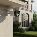 Camara IP 4MP Hilook HybridLight Microfono IP67 FigHumana (IPC-B140HA-LUC)