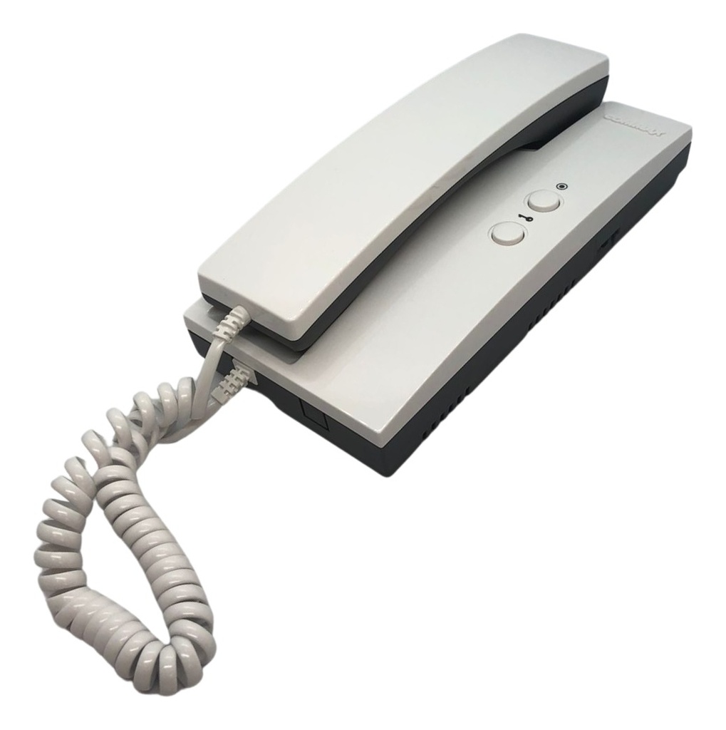 Kit Portero Eléctrico Commax p/embutir con 2 telefonos (DP-LA101/DR-201H)