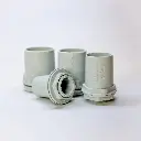 Conector de PVC 5/8" 16mm para caño rigido pesado Genrod Sistelectric