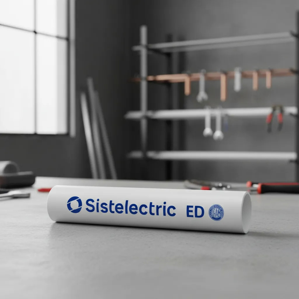 Caño PVC rigido ExtraPesado ø25mm 1" GENROD SISTELECTRIC ED x3m (TR25ED)