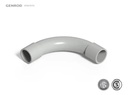 Curva de PVC 1" 25mm para caño rigido pesado Genrod Sistelectric (VTR025E)