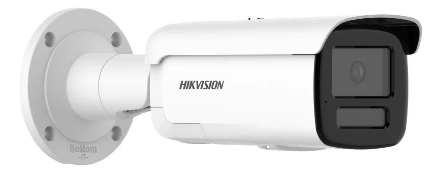 Cámara IP 4K Hikvision Luz Alarma Sonora AcuSense IP67 (DS-2CD2T86G2-ISU/SL)