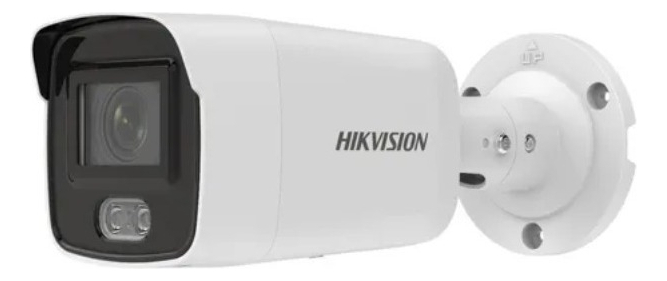 Camara IP 4MP Hikvision ColorVu H265+ IP67 micrófono luz blanca hasta 40m (DS-2CD2047G2-LU)