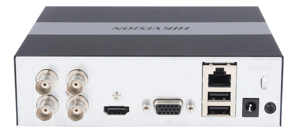 eDvr Hikvision 4 ch + 1 IP 2MP H.265 eSSD 512GB (DS-E04HQHI-B)