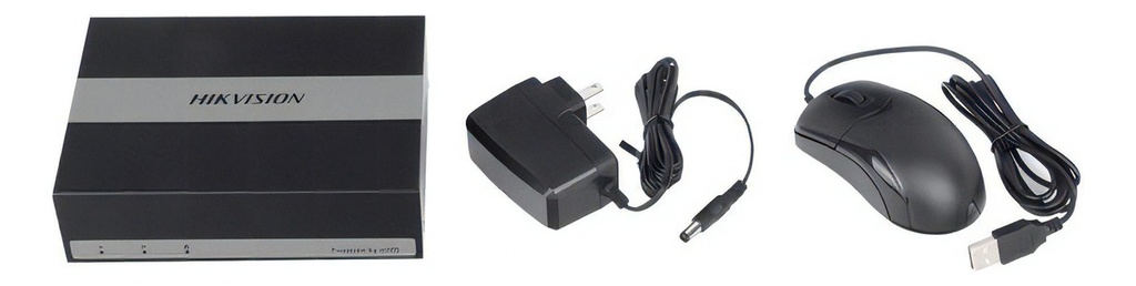 eDvr Hikvision 4 ch + 1 IP 2MP H.265 eSSD 512GB (DS-E04HQHI-B)