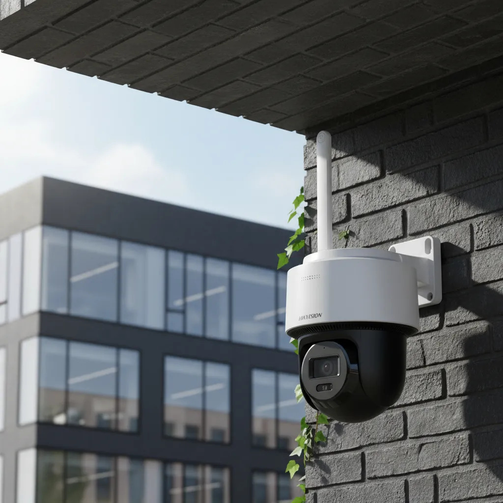 Camara IP WiFi 6 4MP Hikvision EasyLink PT Exterior Microfono Parlante (DS-2DE2C400MWG/W)