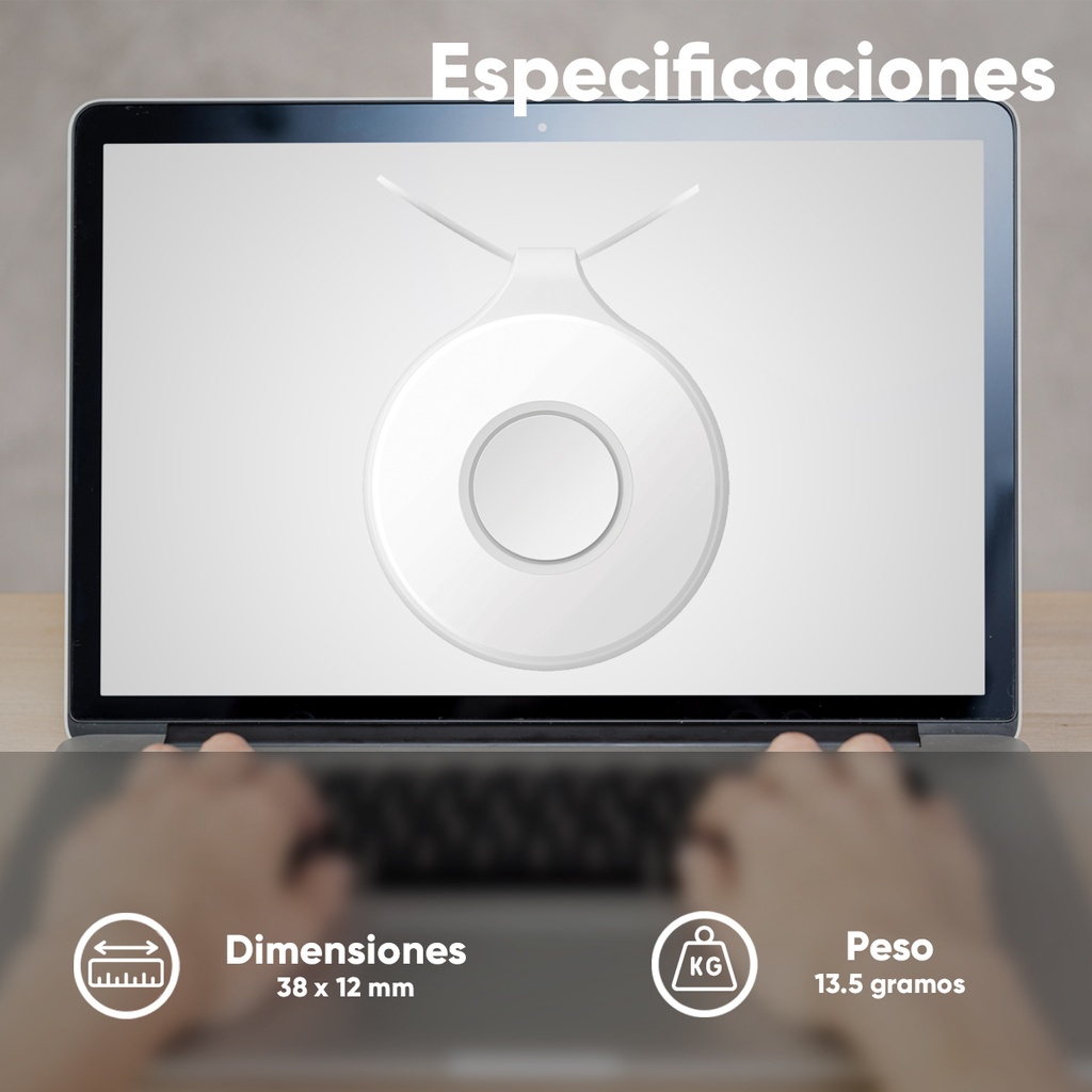 Boton de Panico Inalambrico Hikvision AX PRO Portatil 433MHz IP66 800m Bateria 3 Años (DS-PDEBP1-EG2-WB)